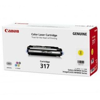 ตลับหมึกโทเนอร์แท้ Original Canon Cartridge 317 Y ผงหมึกสีเหลือง