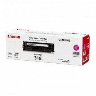 ตลับหมึกโทเนอร์แท้ Original Canon Cartridge 318 M ผงหมึกสีแดง
