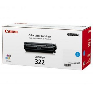 ตลับหมึกโทเนอร์แท้ Original Canon Cartridge 322 C ผงหมึกสีฟ้า
