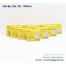 ผ้าหมึก OKI Ribbon ML790 ( 1 แพ็ค มี 18 ชิ้น )